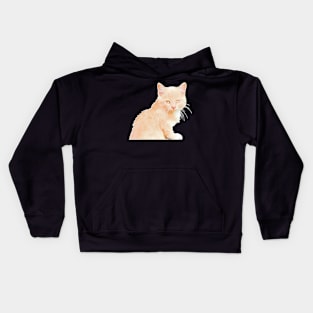 Butterscotch Kitten Kids Hoodie